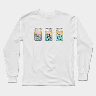 Aquamarine Antidepressants Long Sleeve T-Shirt